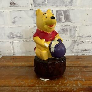 Vintage Winnie The Pooh Transistor Radio Battery Operated Hong Kong 7” Untested